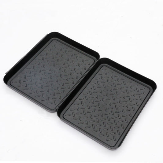 Bandeja multifunción de plástico de 3 piezas Bandeja para zapatos Bandeja de alimentación para mascotas, Pet Feeding Tray