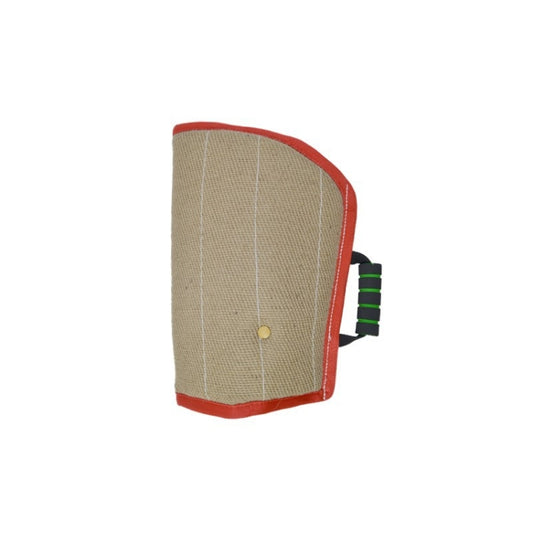 Protector de manga abierta para mordedura de perro de entrenamiento de yute de sarga roja Productos para mascotas, Red Twill Jute