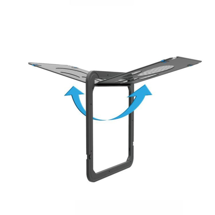 Suministros para mascotas, puerta con estampado de pata de perro, a prueba de mordeduras, ventana con pantalla para perros pequeños, puerta para gatos y perros, Black