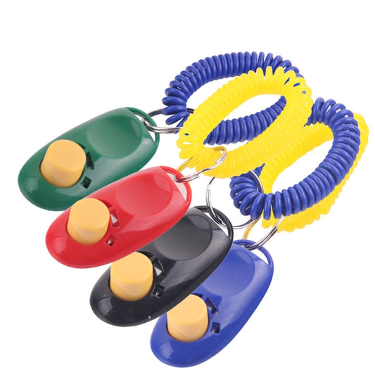 5 uds., adiestramiento de perros, Clicker, dispositivo de adiestramiento de gatos y perros para vocalización de mascotas, suministros de adiestramiento de mascotas, Random Color Delivery