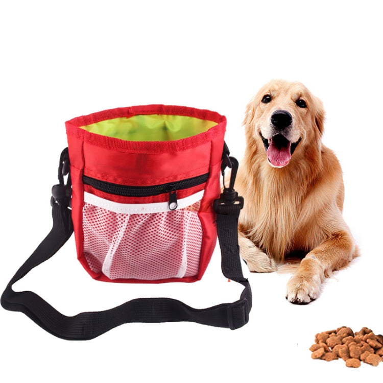 Bolsa de entrenamiento para mascotas, bolsa de aperitivos, riñonera para exteriores, bolsa multifuncional plegable dos en uno portátil