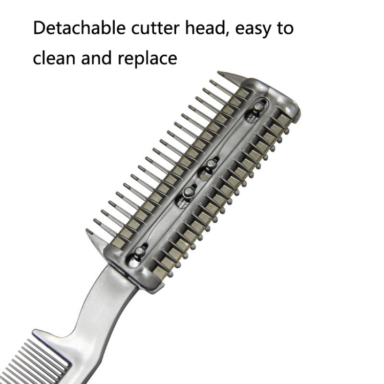 2 piezas de limpieza de mascotas, cuchillo de depilación de pelo muerto, peine de depilación suave, Hair Removal Knife
