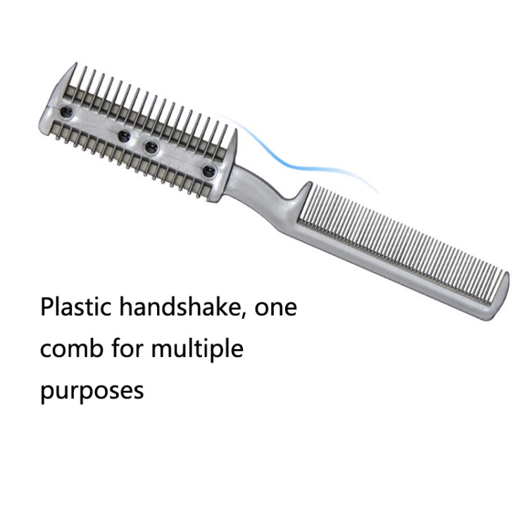 2 piezas de limpieza de mascotas, cuchillo de depilación de pelo muerto, peine de depilación suave, Hair Removal Knife