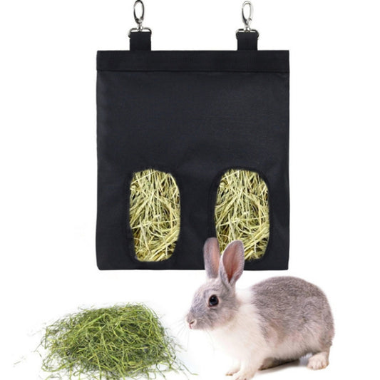 2 bolsas de almacenamiento de heno colgantes para hámster pequeño para mascotas., Small, Large