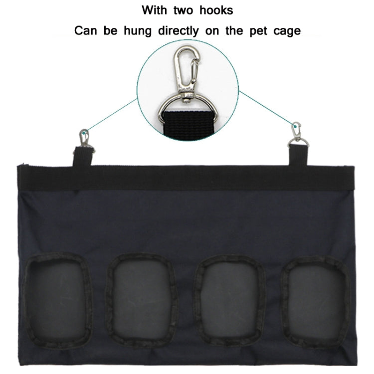 2 bolsas de almacenamiento de heno colgantes para hámster pequeño para mascotas., Small, Large