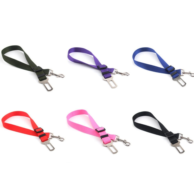 Cinturón de seguridad con hebilla para mascotas en el asiento del automóvil de 10 PCS, entrega aleatoria de colores, Car Seat Pet Buckle