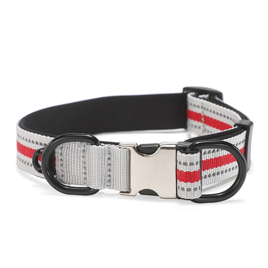 Collar de nylon reflectante para perros, S, M, L