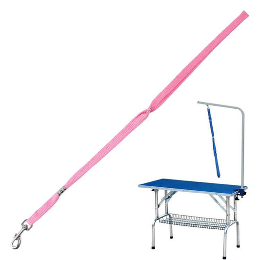 4 PCS Baño para mascotas y mesa de aseo Cuerda fija Cuerda de tracción para perros, Pink, Black, Blue