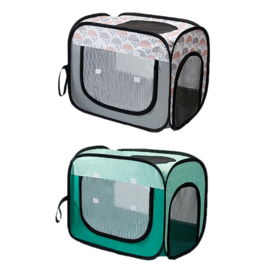 Caja de secado de pelo para perros y gatos domésticos pequeños, Gray (Medium), Green (Medium)