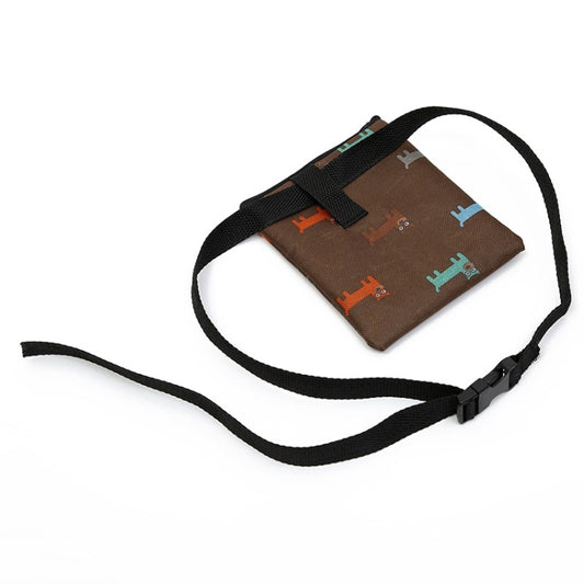 Bolsa de entrenamiento para mascotas Bolsa de refrigerio al aire libre Bolsa de cintura para comida para perros, Waist Bag Brown, Waist Bag Beige