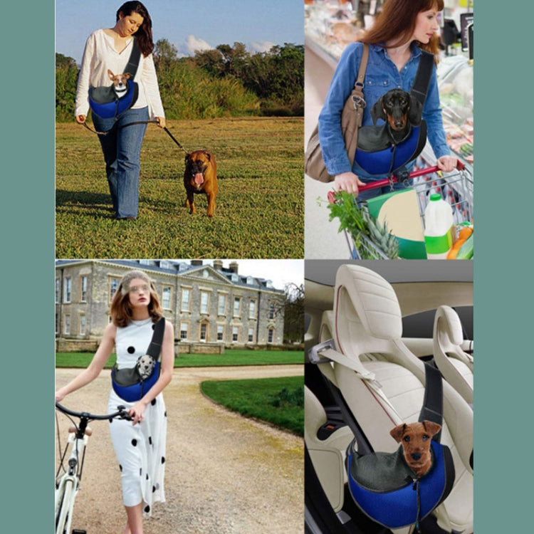 Bolsa para mascotas Correa de hombro ensanchada Bolsa de mensajero transpirable para gatos, tamaño:, Small, Large