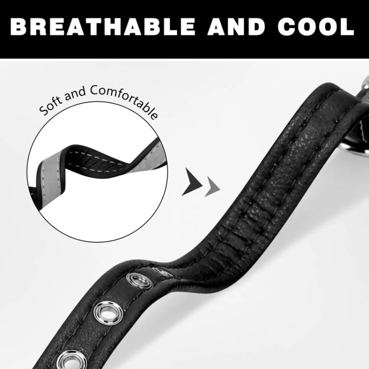 CL181K Collar reflectante suave para mascotas, XS No Iron Sheet Black, XS No Iron Sheet Dark Blue, XS No Iron Sheet Pink, XS No Iron Sheet Light Green, XS No Iron Sheet Purple, XS No Iron Sheet Dark Brown, XS No Iron Sheet Light Brown������������������...