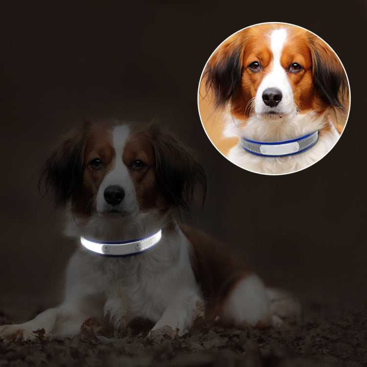 CL181K Collar reflectante suave para mascotas, XS No Iron Sheet Black, XS No Iron Sheet Dark Blue, XS No Iron Sheet Pink, XS No Iron Sheet Light Green, XS No Iron Sheet Purple, XS No Iron Sheet Dark Brown, XS No Iron Sheet Light Brown������������������...