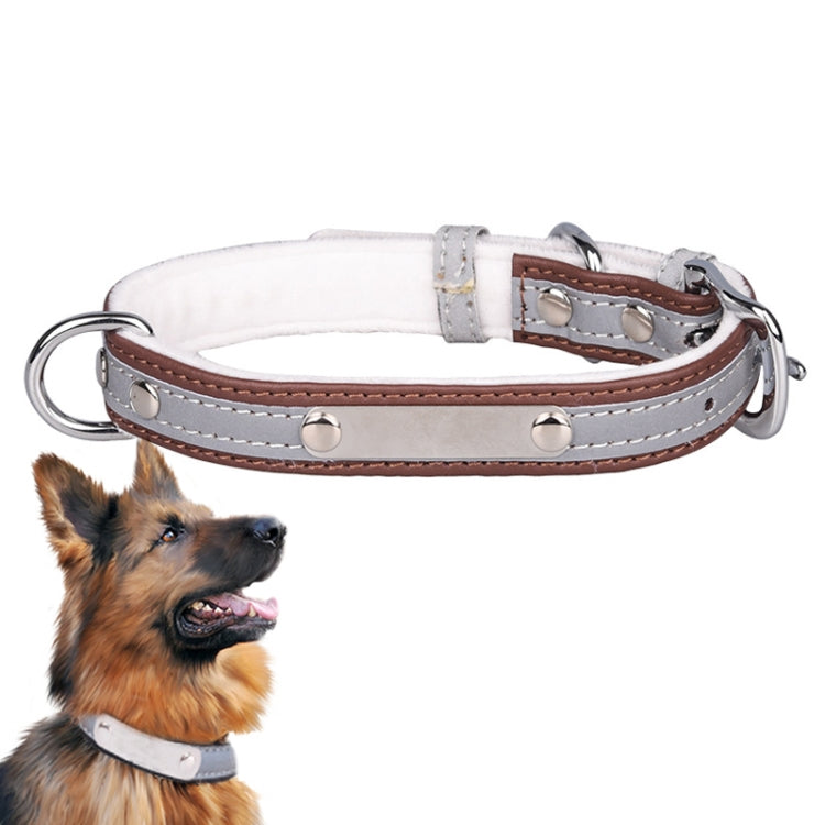 CL181K Collar reflectante suave para mascotas, XS Velvet Bottom Red, XS Velvet Bottom Blue, XS Velvet Bottom Black, XS Velvet Bottom Brown, XS Velvet Bottom Pink, S Velvet Bottom Red, S Velvet Bottom Blue, S Velvet Bottom Black, S Velvet Bottom Brown��...