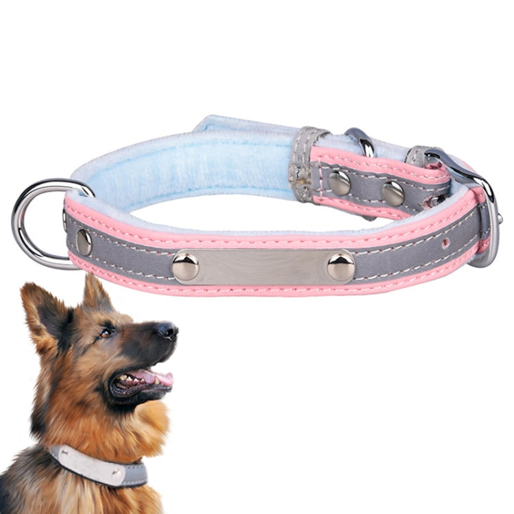 CL181K Collar reflectante suave para mascotas, XS Velvet Bottom Red, XS Velvet Bottom Blue, XS Velvet Bottom Black, XS Velvet Bottom Brown, XS Velvet Bottom Pink, S Velvet Bottom Red, S Velvet Bottom Blue, S Velvet Bottom Black, S Velvet Bottom Brown��...