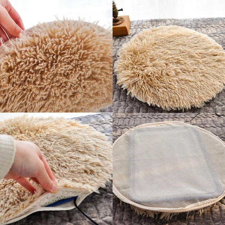 Almohadilla de calefacción eléctrica para mascotas USB de 5V para perros y gatos para mantener el calor, Imitation Mink Plush (White), Imitation Mink Plush (Lotus Pink), Imitation Mink Plush (Gray), Imitation Mink Plush (Purple)������������������������...