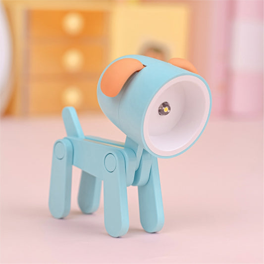 TL-23 LED Mini Lámpara de escritorio plegable de dibujos animados Lámpara de mesa de decoración con forma de mascota para el hogar, Especificaciones:, Dog (Blue), Dog (Green), Dog (Pink), Dog (Beige), Dog (Orange）, Dog (Yellow), Deer (Blue), Deer (Gree...