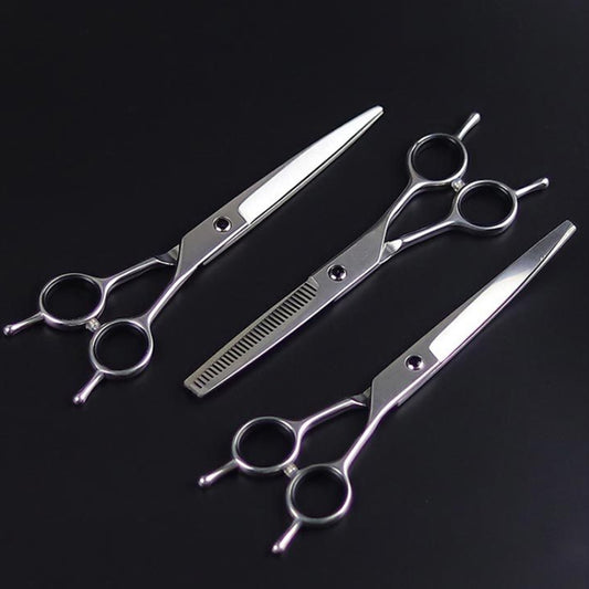 Tijeras para el cuidado de mascotas, herramientas de corte de pelo para perros y gatos, estilo:, Straight Shear, Teeth Shears, Curved Shears