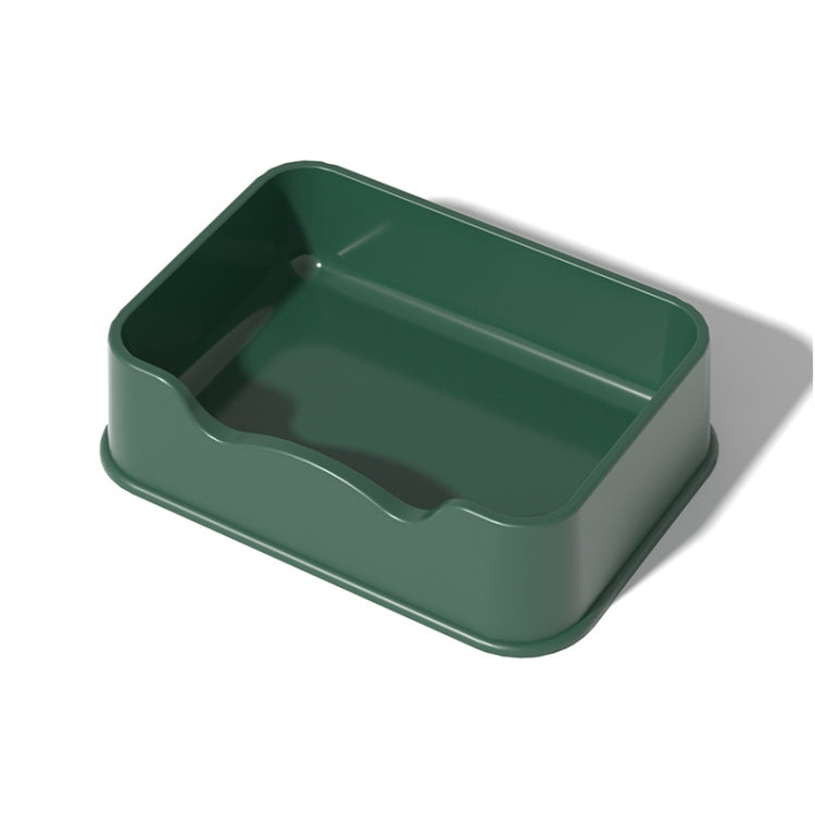 Bandeja de arena abierta Perrera de plástico para mascotas de gran capacidad, Square Purple, Square Orange, Square Green, Round Purple, Round Orange, Round Green