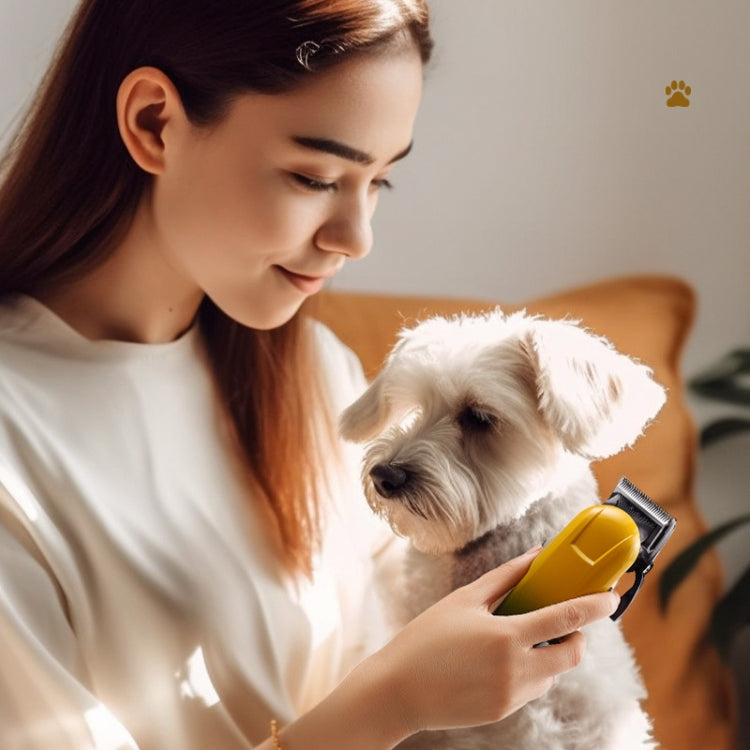 Afeitadora cortadora de pelo para mascotas, empujador eléctrico, máquina de aseo