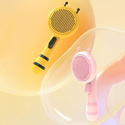 Abeja Pet Comb Gatos Depilación Masaje Cepillo de aguja