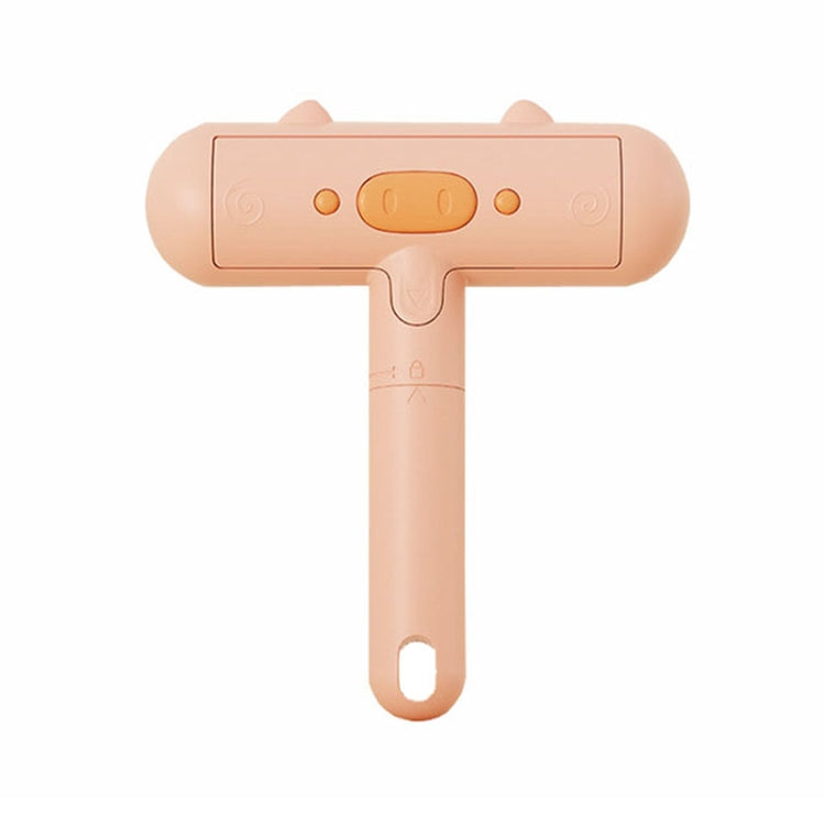 Rodillo lavable portátil para el pelo, pegatina con forma de cerdo, removedor de pelo estático para mascotas