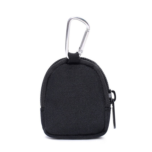 Bolsa portátil para aperitivos para mascotas, para deportes al aire libre, tipo redondo, pequeña bolsa de dinero resistente al desgaste