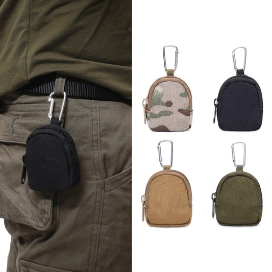 Bolsa portátil para aperitivos para mascotas, para deportes al aire libre, tipo redondo, pequeña bolsa de dinero resistente al desgaste