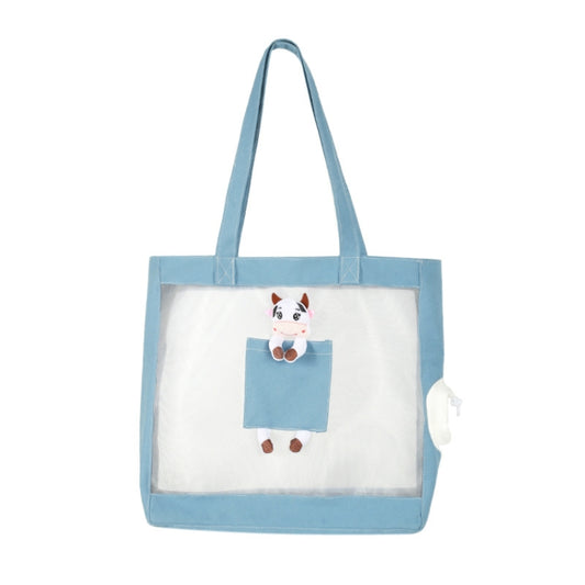 Bolso portátil al aire libre del animal doméstico del bolso del gato de la lona expuesta respirable de la capacidad grande del PDA