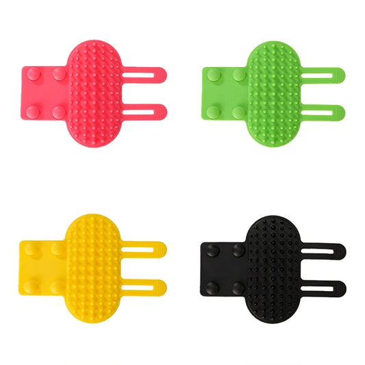 Rascador multifuncional para patas de mesa para gatos, cepillo de masaje para el cabello de silicona para mascotas