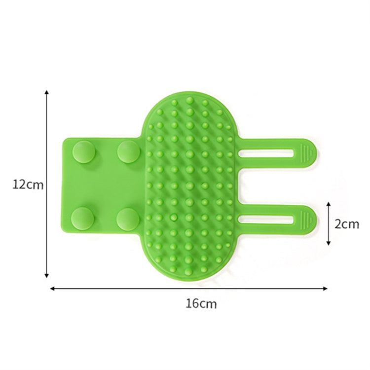 Rascador multifuncional para patas de mesa para gatos, cepillo de masaje para el cabello de silicona para mascotas