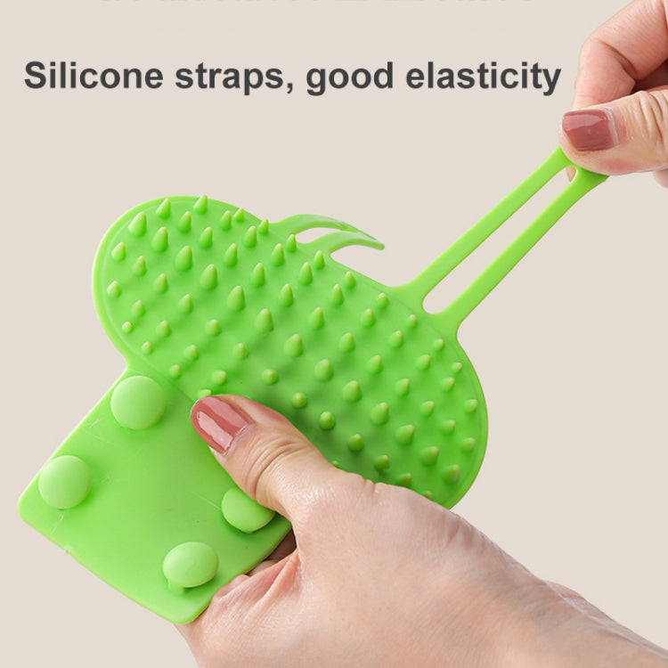 Rascador multifuncional para patas de mesa para gatos, cepillo de masaje para el cabello de silicona para mascotas
