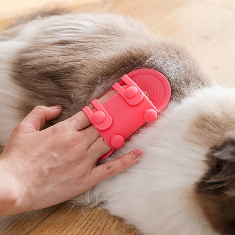 Rascador multifuncional para patas de mesa para gatos, cepillo de masaje para el cabello de silicona para mascotas