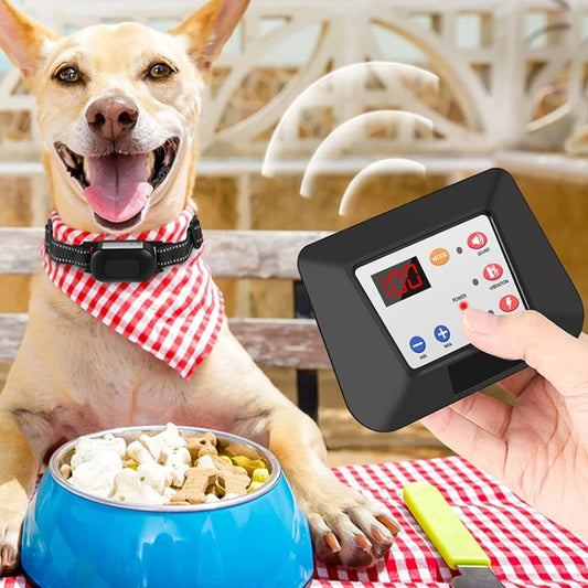 Collar de perro con descarga eléctrica inteligente y entrenador inalámbrico para perros con valla electrónica para mascotas, 1 Drag 1, 1 Drag 2, 1 Drag 3