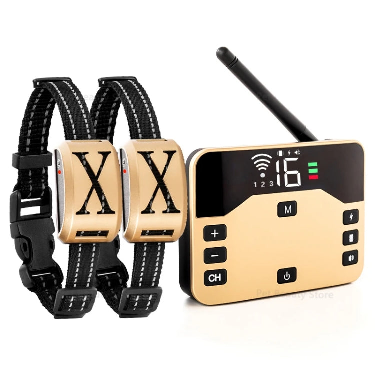 Cerca electrónica para mascotas, parada inalámbrica, Barker, Collar para perros al aire libre, entrenador de perros con Control remoto, 1 Drag 1, 1 Drag 2, 1 Drag 3