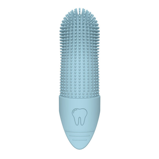 Cepillo de dientes para mascotas, cepillo de dientes de silicona para gatos y perros, herramienta de cuidado de limpieza bucal para mascotas