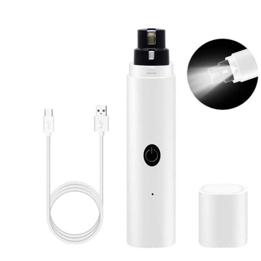 Amoladora de uñas totalmente automática para mascotas con luz LED