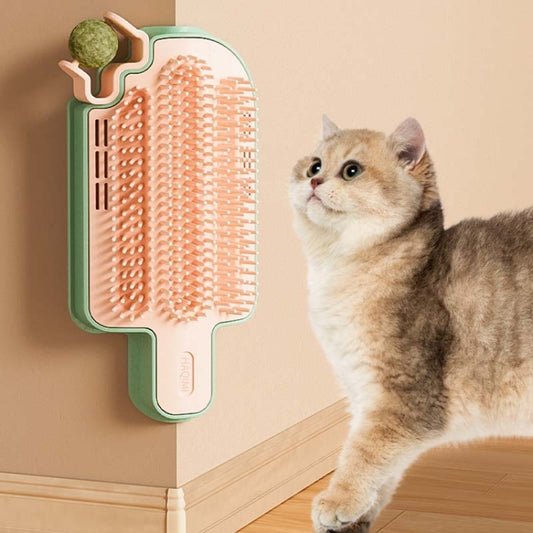 Cepillo masajeador para mascotas con forma de helado autoexcitante Cats Corner, Simple Model, Feather Model, Peppermint Ball Model